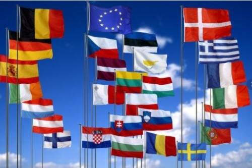 De vlaggen van de Europese Unie