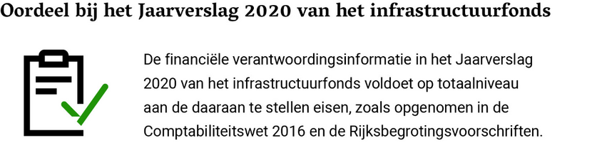 Infrastructuurfonds oordeel